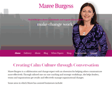 Tablet Screenshot of mareeburgess.com